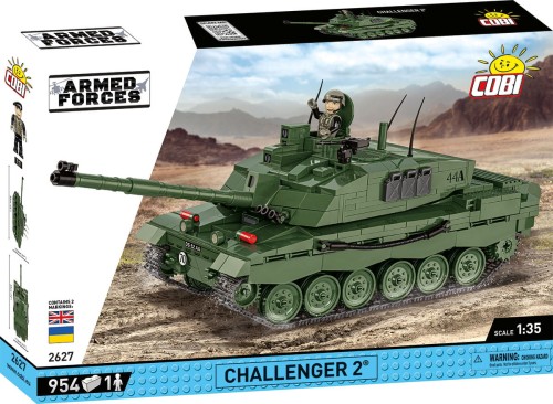 KLOCKI COBI 2627 Czołg CHALLENGER 2 Armed Forces 954 El.