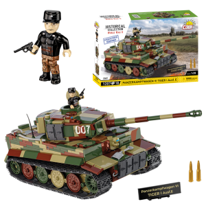 KLOCKI COBI 2587 czołg Panzerkampfwagen VI TIGER I Ausf. EXECUTIVE EDITION HC WW2 1207 El.