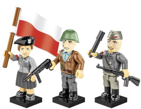 KLOCKI COBI 2057 FIGURKI Powstańcy Warszawcy z 1944 roku HC WW2  35 EL.