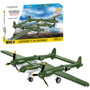 KLOCKI COBI 5882 Samolot myśliwski LOCKHEED P-38 LIGHTNING HC WW2 335 El.
