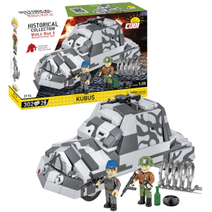 KLOCKI COBI 3114 samochód pancerny KUBUŚ HC WW2 302 El.