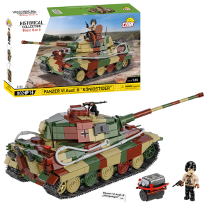 KLOCKI COBI 3113 Czołg PANZER VI AUSF. KONINGSTER HC WW2 802 El.