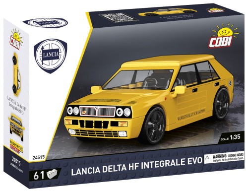 KLOCKI COBI 24515 Samochód  Lancia Delta HF Integrale EVO 1991 LANCIA 61 El.