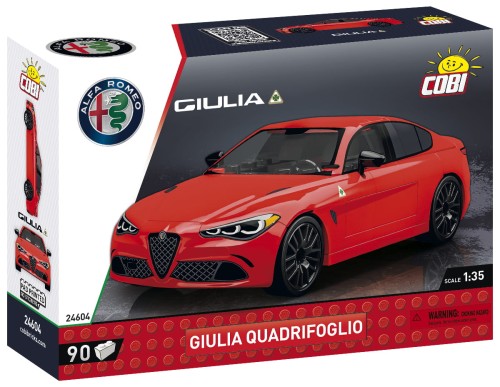 KLOCKI COBI 24604 Samochód  Giulia Quadrifoglio ALFA ROMEO 90 El.