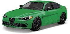 KLOCKI COBI 24605 Samochód  Giulia Quadrifoglio ALFA ROMEO 90 El.