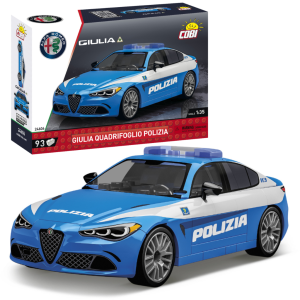 KLOCKI COBI 24606 Samochód  Giulia Quadrifoglio Polizia ALFA ROMEO 93 El.
