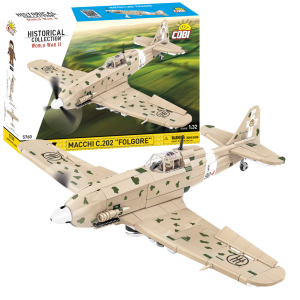 KLOCKI COBI 5760 Samolot AERONAUTICA MACCHI C.202 FOLGORE HC WW2 405 El.