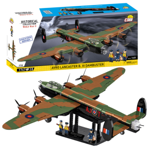 KLOCKI COBI 5758 Samolot AVRO LANCASTER BIII DAMBUSTER1747 HC WW2 1747 El.