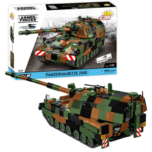 KLOCKI COBI 2628 Czołg PANZERHAUBITZE 2000 Armed Forces 1006El.