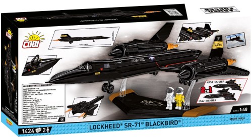 KLOCKI COBI 5890 Samolot LOCKHEED SR-71 EX.ED. ARMED FORCES  1379 El.