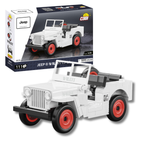 KLOCKI COBI 24518 Samochód  JEEP WILLYS CJ-2A YOUNGTIMER 111 El.