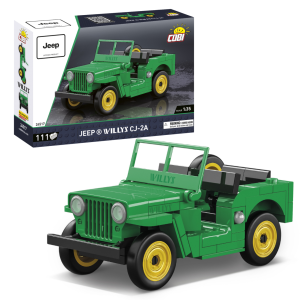 KLOCKI COBI 24517 Samochód  JEEP WILLYS CJ-2A YOUNGTIMER 111 El.