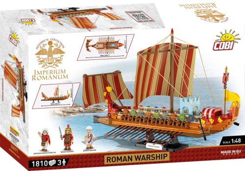 KLOCKI COBI 20071 Okręt rzymian HC IMPERIUM ROMANUM 1810El.
