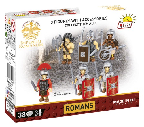 KLOCKI COBI 20067 Figurki Rzymianie HC IMPERIUM ROMANUM 38El.