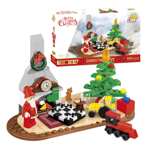 KLOCKI COBI 20007 Świąteczny pokój z kominkiem CHRISTMAS 180El.
