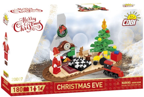 KLOCKI COBI 20007 Świąteczny pokój z kominkiem CHRISTMAS 180El.