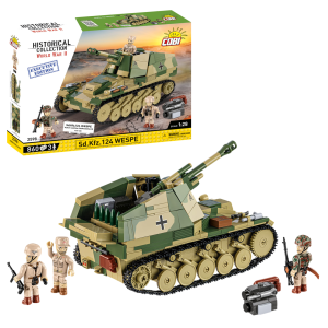 KLOCKI COBI 2598 działo samobieżne SD.KFZ.124 WESPE HC WW2 Executive Edition 860 El.
