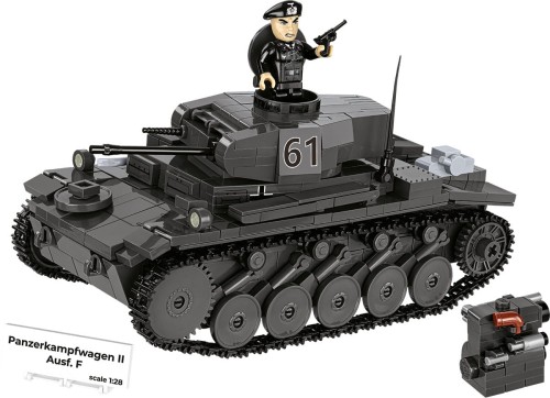 KLOCKI COBI 2597 Czołg Panzerkampfwagen II HC WW2 813 El.