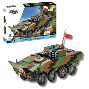 KLOCKI COBI 2629  Polski kołowy transporter opancerzony KTO Rosomak Armed Forces 666 El.