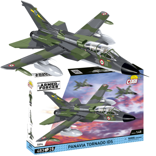 KLOCKI COBI 5894 Samolot Myśliwiec PANAVIA TORNADO IDS ARMED FORCES  483 El.