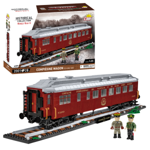 KLOCKI COBI 6289 COMPIEGNE WAGON 1940  HC WW2 2001 El.