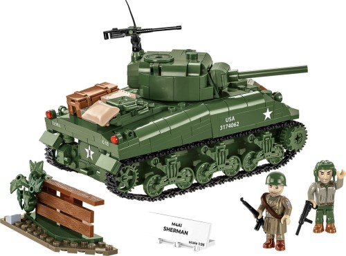 KLOCKI COBI 3126 Czołg M4 Sherman HC WW2 663 El.