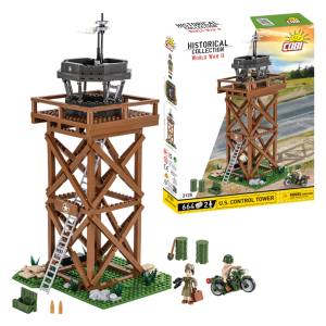 KLOCKI COBI 3125 U.S. Control Tower HC WW2 664 El.