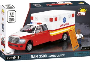 KLOCKI COBI 24609 Samochód RAM 3500 AMBULANS 295 El.