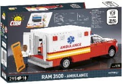 KLOCKI COBI 24609 Samochód RAM 3500 AMBULANS 295 El.