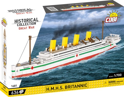 KLOCKI COBI 1681 STATEK H.M.H.S. Britannic HC Great War 636 EL.
