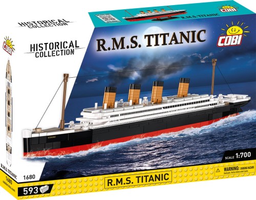 KLOCKI COBI 1680 STATEK R.M.S Titanic HC 593 EL.