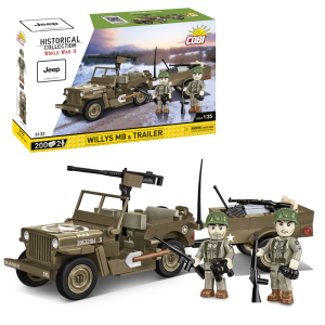 KLOCKI COBI 3132 samochód Willys MB JEEP HC WW2 200 El.