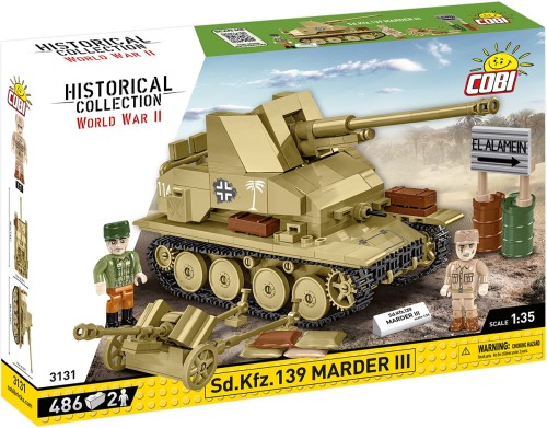 KLOCKI COBI 3131 POJAZD Marder III HC WW2 486 El.