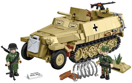 KLOCKI COBI 3130 POJAZD transporter opancerzony Sd. Kfz. 251 HC WW2 500 El.