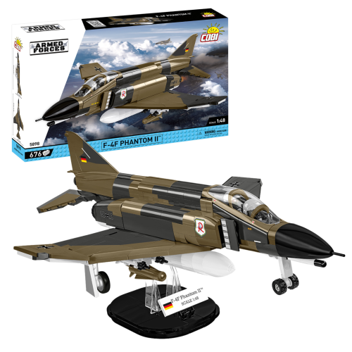 KLOCKI COBI 5898 Samolot F-4F Phantom II ARMED FORCES 676 El.