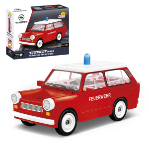 KLOCKI COBI 24555 Samochód Trabant 601 Universal Feuerwehr Youngtimer 77 el.