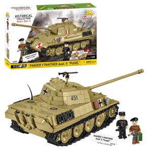 KLOCKI COBI 2655 Czołg Panzer V PANTHER Ausf.G „Pudel” HC WW2 1133 El.