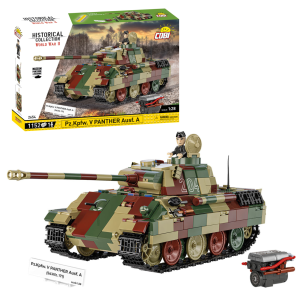 KLOCKI COBI 2654 Czołg PZ.KPFW. V PANTHER AUSF. A (SD.KFZ.171) HC WW2 1152 El.
