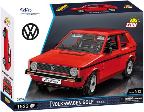 KLOCKI COBI 24359 Samochód VOLKSWAGEN GOLF (1974-83) Executive Edition 1533 El.
