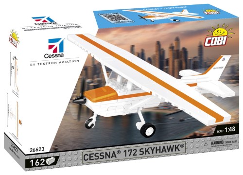 KLOCKI COBI 26623 Samolot Cessna 172 Skyhawk 162 El.