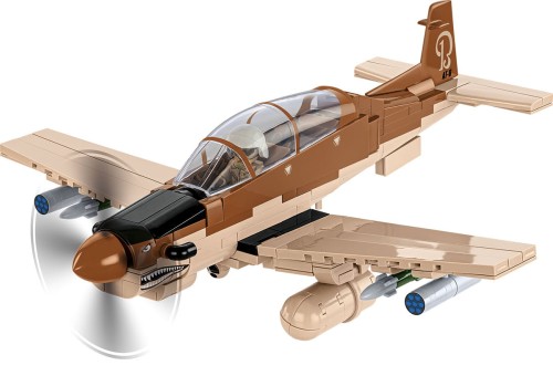 KLOCKI COBI 5905 Samolot Beechcraft® AT-6 WOLVERINE ARMED FORCES 263 El.