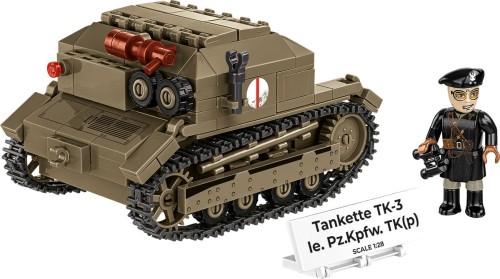 KLOCKI COBI 2658 Czołg Tankette Tk-3 HC WW2 323 El.