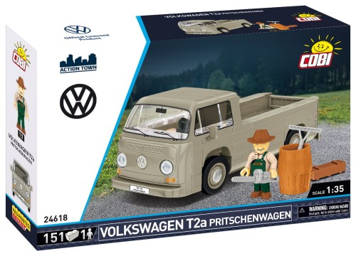 KLOCKI COBI 24618 Samochód VOLKSWAGEN T2A PRITSCHENWAGEN 151 El.