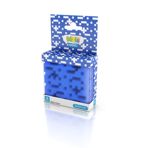 KLOCKI MELI 50084 Płytka Konstrukcyjna Basic Baseplate Blue 6 sztuk