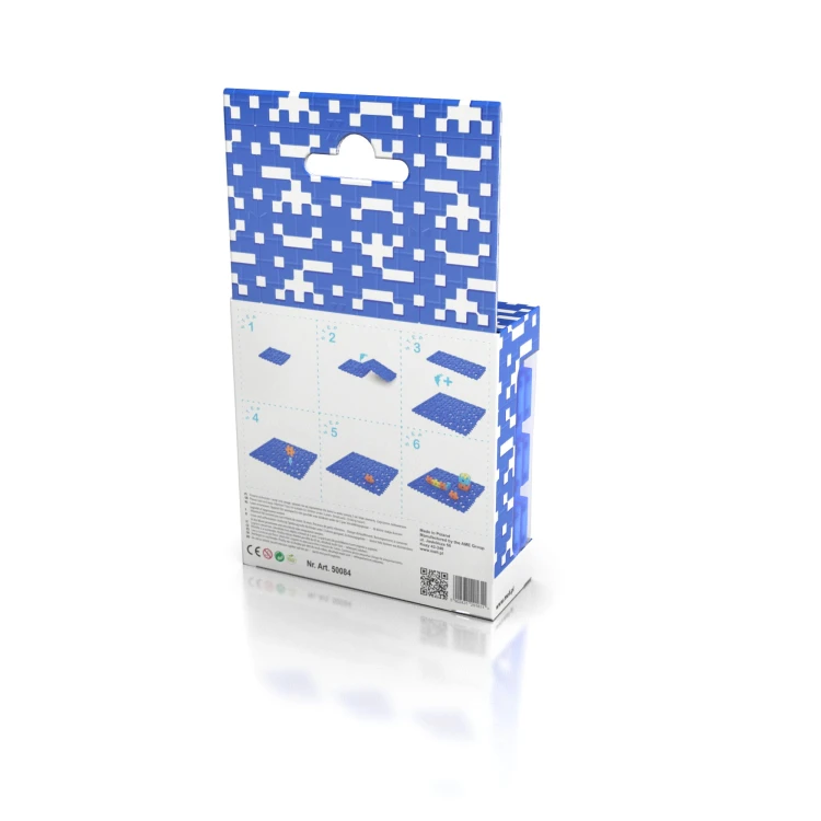 KLOCKI MELI 50084 Płytka Konstrukcyjna Basic Baseplate Blue 6 sztuk