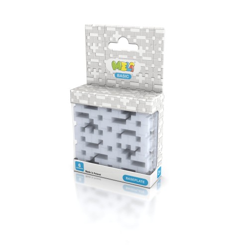 KLOCKI MELI 50085 Płytka Konstrukcyjna Basic Baseplate Gray 6 sztuk