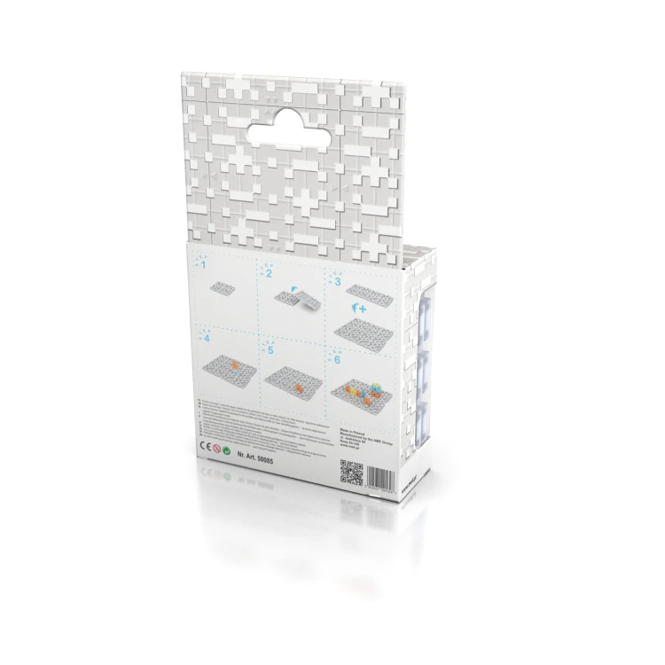KLOCKI MELI 50085 Płytka Konstrukcyjna Basic Baseplate Gray 6 sztuk
