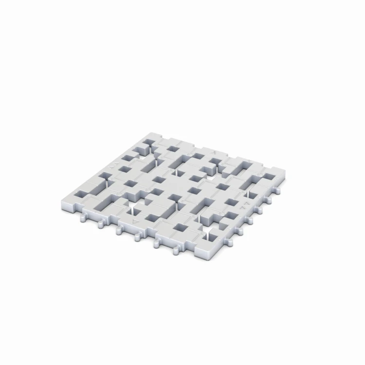 KLOCKI MELI 50085 Płytka Konstrukcyjna Basic Baseplate Gray 6 sztuk