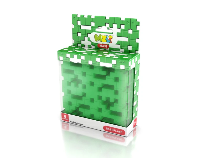 KLOCKI MELI 50428 Płytka Konstrukcyjna Maxi Baseplate Green 6 sztuk