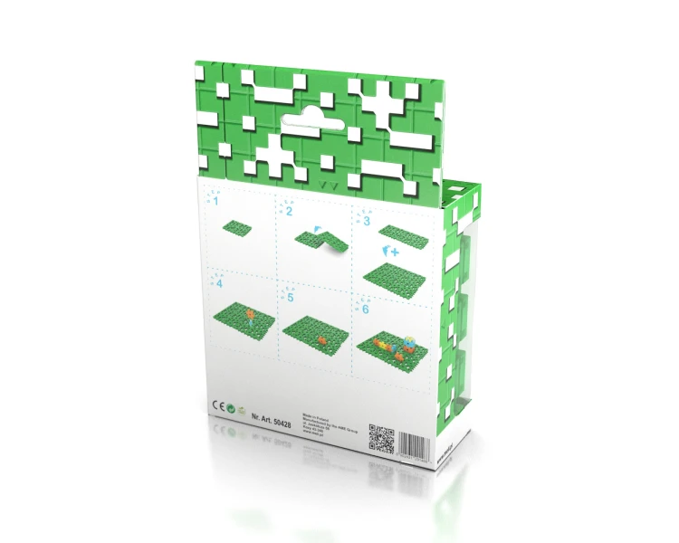 KLOCKI MELI 50428 Płytka Konstrukcyjna Maxi Baseplate Green 6 sztuk